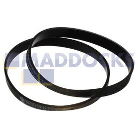 Genuine Original Hoover Candy Turbopower U1100, U2194/8, U2332/6, U24-5-600 Series Drive Belts (V7) (Pack of 2)
