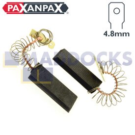 Kompatybilny Schunk wyprodukowany dla Bosch, Neff, Siemens Multi-Model Fitting Bosch Motorowe laminowane szczotki węglowe OEM (36 mm x 12 mm x 5 mm, zestaw 2 szt.)
