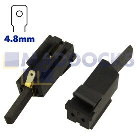 Oryginalne, nielaminowane szczotki węglowe silnika GEC/GDA (25 mm x 9 mm x 4 mm, zestaw 2 szt.)