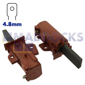 Kompatybilny ze szczotkami węglowymi Sole Motor (27 mm x 12 mm x 5 mm, zestaw 2 szt.)