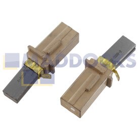 Oryginalne szczotki węglowe Ametek wyprodukowane w owczej skórze do silników 7,2" 220-240 V do komutatorów 28-bar, 1.339" (833450-56, 26 mm x 14 mm x 8 mm, zestaw 2 szt.)