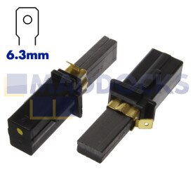 Oryginalne szczotki węglowe Ametek Lamb produkowane do silników 7,2" 220-240 V do komutatorów 28-bar, 1.339" (833410-53, 27mm x 14mm x 13mm, zestaw 2 szt.)