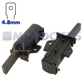 Kompatybilny ze szczotkami węglowymi Sole Motor (28mm x 12mm x 5mm, zestaw 2 szt.)