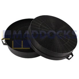 Kompatybilny z filtrami do okapu kuchennego Bosch DHZ5140, DHZ5146, LZ51400 typu Carbon Charcoal (2 szt.)