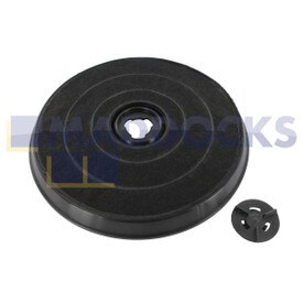 Kompatybilny z filtrem węglowym Indesit, Ariston Type E233 (233 mm x 28 mm, zestaw 1 szt.)