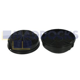 Uniwersalne filtry węglowe do okapu kuchennego Elica „Type 47” (150 mm x 50 mm, zestaw 2 szt.)