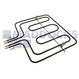 Oryginalny oryginalny AEG, Electrolux, Firenzi, John Lewis, Moffat, Parkinson Cowan, Tricity Bendix, Zanussi ZDQ595, U3100-4-M, ZUF270, U7101-4-M, ZCE7610 Series Grill Element (2800W)