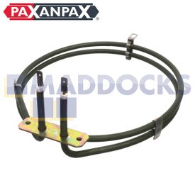 Kompatybilny z Algor, Bauknecht, Firenzi, Ignis, Ikea, Prima, Ram Next Dimension, Whirlpool AKL, AKP, AKZ, G2 Series Element piekarnika z wentylatorem typu Longer Terminal End (2000W, 230V)