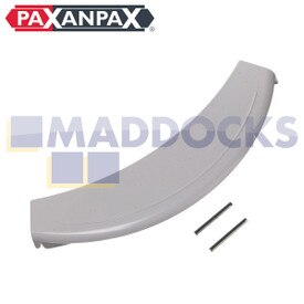 Kompatybilny z Bosch WAE, WFC, WFL, WFO, WFR, WFX, WFL, WLF, WLX; Siemens WIQ1633, WXD1260, Seria WXLM112 Biała plastikowa klamka do drzwi