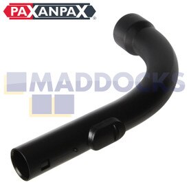 Kompatybilny z Miele S500, S600, S700, S800, S2000, S4000, S5000, Classic C1, Complete C1, C2, C3 Series '2nd Type' Czarny plastikowy wygięty koniec (35mm)