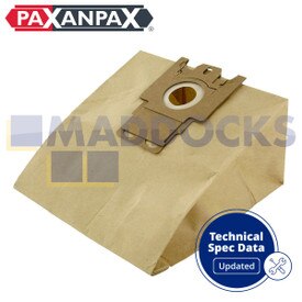 Kompatybilny VB375 do toreb papierowych Miele typu „FJM & H” (5 sztuk)