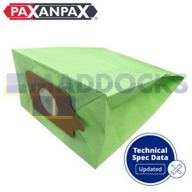 Kompatybilny VB390 z papierowymi torebkami Numatic 'NVM-1B/NVM-1C' Henry Series (5 sztuk)