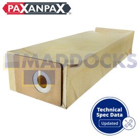 Kompatybilny VB818 z torbami papierowymi Nilfisk GU355, GU455, Advance Spectrum, Clarke CarpetMaster Series (5 sztuk)