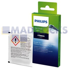 Oryginalna oryginalna saszetka do czyszczenia obwodu mleka do ekspresu do kawy Philips (CA6705/10)