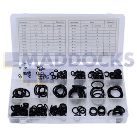 Oryginalny oryginalny zestaw uszczelek o-ring Rolson Tools (225 sztuk)