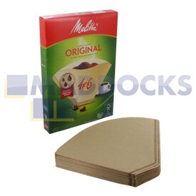 Oryginalne oryginalne papierowe filtry do kawy Melitta 1x6 (opakowanie 40 sztuk)