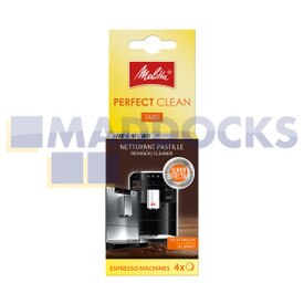 Oryginalne, oryginalne tabletki czyszczące Melitta „Perfect Clean” do ekspresu do kawy (1,8 g, 4 szt.)