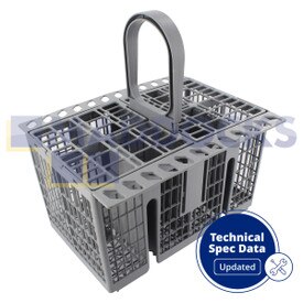 Oryginalny szary kosz na sztućce Indesit, Hotpoint FDF, FDL, LBF, LKF, LFT, LFSA