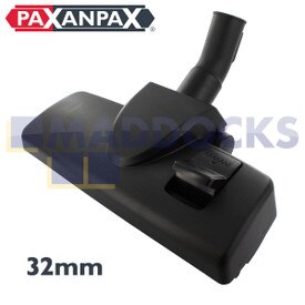 Uniwersalne narzędzie „Modern Low-Profile Type” z czarnego plastiku z pojedynczym pedałem z metalową podstawą i tylnymi kołami (32 mm)