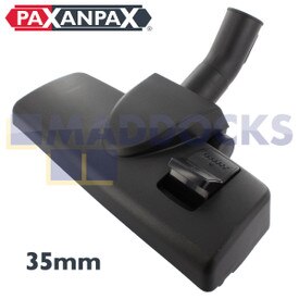Uniwersalne narzędzie „Modern Low-Profile Type” z czarnego plastiku z pojedynczym pedałem z metalową podstawą i tylnymi kołami (35 mm)