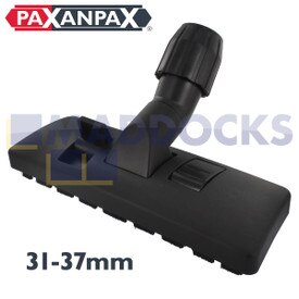 Uniwersalna, czarna, plastikowa, dwupedałowa, Vario-fitting dysza do narzędzia podłogowego (31mm-37mm)