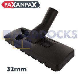 Uniwersalna czarna plastikowa dysza podłogowa z podwójnym pedałem (32 mm x 270 mm)